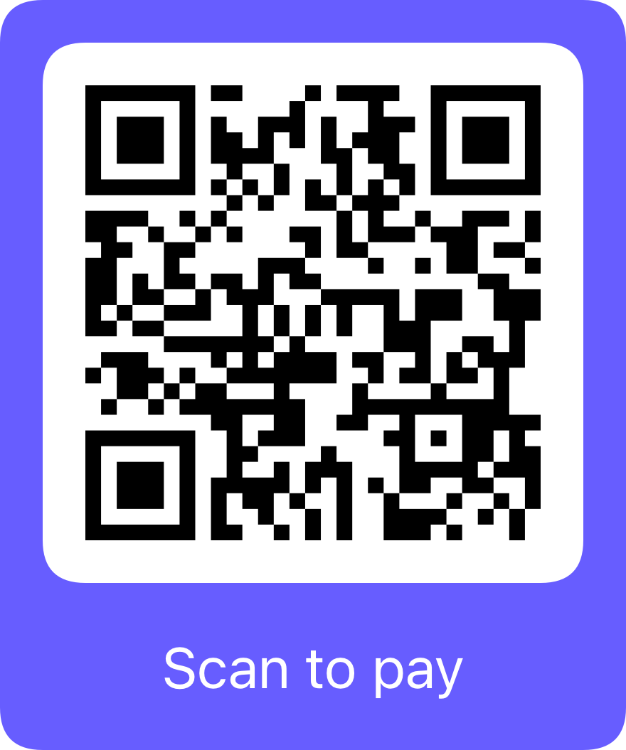 QR code to pay Super Rehab via Stripe